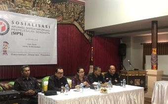 Sosialisasi Aplikasi Sistem Informasi Penyelesaian Sengketa (SIPS) di Kabupaten Tabanan