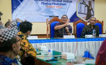 Sosialisasi Produk Hukum Di Kota Pendidikan Singaraja, Fritz Tegaskan Bahwa Pemilu Milik Bersama