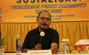 Sosialisasi Pengawasan Partisipatif Guna Tumbuhkan Pola Kesadaran Masyarakat Awasi Pemilu
