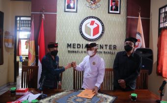 Gaungkan Pengawas Pemilu Partisipatif, Bawaslu dan MDA di Bangli Jalin Kerja Sama