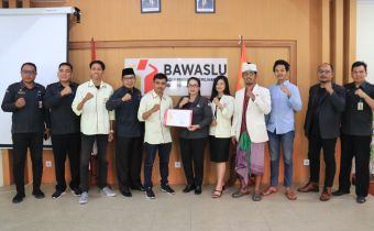 KMHDI Jadi Pemantau Ke -2 Yang Lakukan Audiensi Dengan Bawaslu Bali