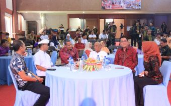 Ketua Bawaslu Bali Hadiri Sertijab Kepala LPP RRI Denpasar