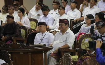 Bawaslu Bali Hadiri Peringatan Hut Provinsi Bali ke-65 dan Rapat Paripurna ke-34 DPRD Provinsi Bali