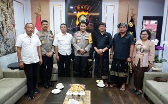 Lakukan Audiensi, Bawaslu Bali Tingkatkan Sinergi Dengan Polda Bali