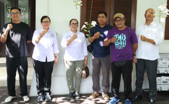 Kunjungan media antara Bawaslu Bali dengan Nusa Bali