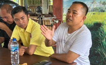 Anggota Bawaslu Bali, Gede Sutrawan saat tegaskan netralitas aparatur sipil negara pada tahapan pemilu maupun pemilihan, Karangasem, Sabtu (7/2/2026).