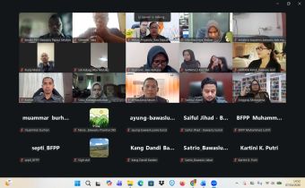 Koordinasi Divisi Pencegahan, Partisipasi Masyarakat, dan Hubungan Masyarakat (P2H) yang digelar secara daring, Selasa (7/4/2026)