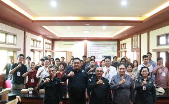 Ketua Bawaslu Bali, I Putu Agus Tirta Suguna menghadiri sekaligus membuka kegiatan Pendidikan Pengawas Partisipatif (P2P) yang diselenggarakan Bawaslu Kabupaten Gianyar