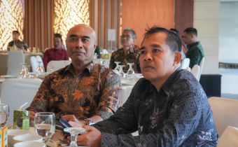 Anggota Bawaslu Provinsi Bali, Gede Sutrawan menghadiri Stakeholder Gathering Tahunan BPR Kanti 2026