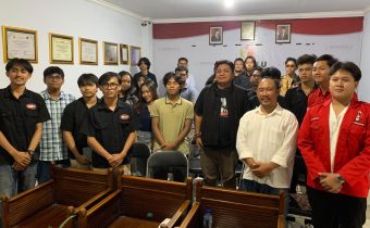 I Nyoman Gede Putra Wiratma menghadiri Pekan Penerimaan Anggota Baru (PPAB) Dewan Pengurus Komisariat GMNI Universitas Pendidikan Ganesha (Undiksha)