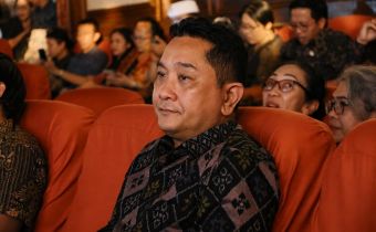 Ketua Bawaslu Bali, I Putu Agus Tirta Suguna saat menghadiri penutupan Bulan Bung Karno VII Tahun 2026, Selasa (30/6/2026).