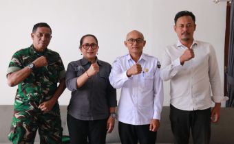 Konsolidasi Demokrasi yang digelar Bawaslu Bali bersama jajaran TNI dan Polri di Kabupaten Gianyar