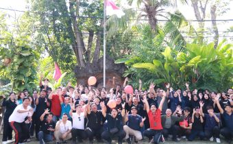 Semarak perayaan menyambut Hari Kemerdekaan ke 81 di Lingkungan Sekretariat Bawaslu Bali, Kamis (13/8/2026)