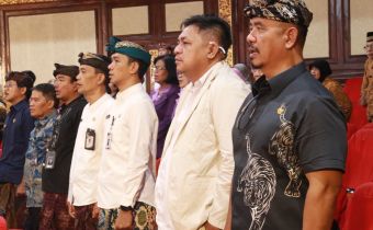 Anggota Bawaslu Bali, I Nyoman Gede Putra Wiratma saat menghadiri kegiatan HUT ke-67 PEPABRI, Kamis (17/09/2026).