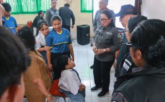 kegiatan Penguatan Pemahaman Kepemiluan kepada Kelompok Disabilitas di SLB Negeri 1 Karangasem