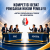 Pendaftaran Kompetisi Debat Penegakan Hukum Pemilu ke-VI